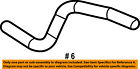 5058398ai Mopar Dodge Chrysler Oem Journey Radiator Hose