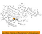 51117060970 Bmw Oem Front Bumper Grille Inlet Cover Right