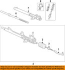 57700a9100 Kia Oem And Pinion Complete Unit