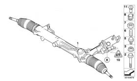 32106795340 Atlantic Automotive Enterprises 3413 Bmw E60 Rwd Hydro Servotronic Steering Rack And Pinion Aae 530i
