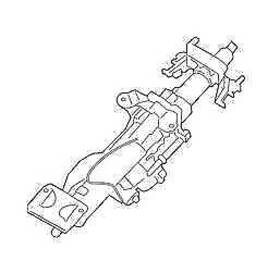32306868391 Bmw 2014-2018 X5 Bare Steering Column Only Oem
