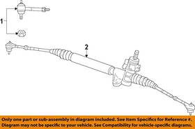 5154525ae Chrysler Oem 11-14 200 Steering Gear Linkage-gear Assy