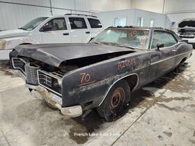 238.fd1s70 Ford Steering Column Floor Shift Black With Key Fits 1970 Galaxie 1309596