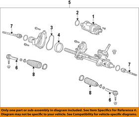 84494625 Gm Oem 14-16 Xts Steering Gear Linkage Linkage-gear Assy 84494625 Gm Oem 14-16 Xts Steering Gear Linkage Linkage-gear Assy