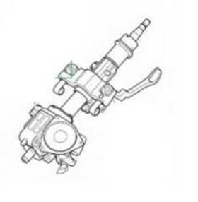 563102w840 Hyundai 564002w000 2017-2019 Santa Fe Bare Steering Column Only Oem