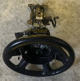05057166ab Jeep 05057349ae 2008-12 Liberty Steering Column With Key And Wheel Oem / 05057166ab Jeep 05057349ae 2008-12 Liberty Steering Column With Key And Wheel Oem /