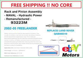 93223m Maval Rack And Pinion Assembly Land Rover Reman Dap 93223m Maval Rack And Pinion Assembly Land Rover Reman Dap