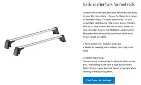 167-890-30-00 Mercedes-benz Gle W167 Roof Rail Basic Carrier Kit A1678903000 167-890-30-00 Mercedes-benz Gle W167 Roof Rail Basic Carrier Kit A1678903000
