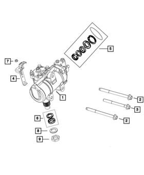 Mopar R5154349ab Genuine Power Steering Gear Remanufactured