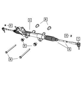 Mopar R5154492aa Genuine Rack And Pinion Gear Remanufactured