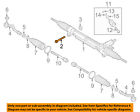 N91206901 Audi Oem Quattro Steering Bolt