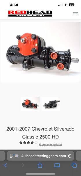 2872 Redhead Steering Gear Box 01 - 10 Silverado Sierra Yukon Tahoe Suburban 2872 Redhead Steering Gear Box 01 - 10 Silverado Sierra Yukon Tahoe Suburban