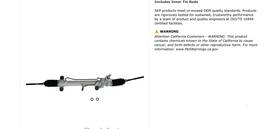 Sk262613 Skyward Automotive New Complete Rack Assy