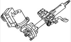 45250-08041 Toyota 4525008041 2011-2014 Sienna Bare Steering Column Only With Ps Pump Oem
