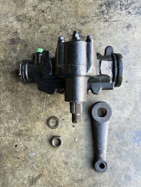 Zsg7560 Usa Standard Gear 1964-1971 Saginaw Gm Power Steering Box With Pitman Arm