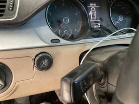 238-52956 Volkswagen Steering Column Floor Shift With Radio Control Fits 13-17 Cc 1957326