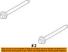 W713954s439 Ford Oem Steering Bolt