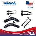 8 Pc Kit Front Lower Control Arm + Sway Bar Link Tie Rod Ends For Nissan Rogue. Fixed Price $157.25.