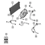 For Dodge Journey 2009-2020 5058398AI Lower Radiator Coolant Hose. Fixed Price $34.56.