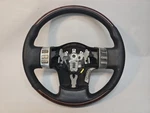 2004-2012 Nissan Titan Armada QX56 Graphite Gray Leather Wood Steering Wheel. Fixed Price $129.00.