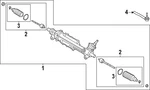 Genuine Ford Rack And Pinion Assembly KB3Z-3504-B. Fixed Price $1904.10.