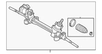 Genuine Toyota Rack Assembly 44250-0R140. Fixed Price $966.35.