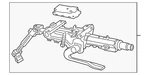 Genuine Volkswagen Steering Column 3QF-419-763-A. Fixed Price $511.10.