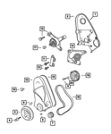 Genuine Mopar Belt Tensioner 4667283. Fixed Price $83.85.