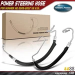 2X Power Steering Pressure Line Hose Assembly For Hummer H2 2003-2007 V8 6.0L. Fixed Price $63.99.