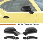 Matte Black Door Handle Covers Mirror Bezel Trims Set For 2016-2023 Chevy Camaro. Fixed Price $37.99.