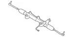 Genuine Nissan Gear Assembly 49001-6GA2A. Fixed Price $1805.94.
