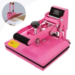 CH2122 11.8 9 Inch Heat Press Machine 700W 110V Pink For T-shirts. Fixed Price $121.69.