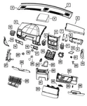 Genuine Mopar Steering Column Cover ZS61XT1AA. Fixed Price $65.12.