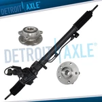 3PC Steering Rack And Pinion Front Wheel Bearing Hub For 01-03 Volvo S60 S80 V70. Fixed Price $274.42.