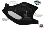 Mitsubishi Eclipse 1995-99 Convertible Soft Top With Defroster Glass Window Oem. Fixed Price $425.00.