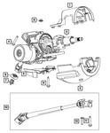 Genuine Mopar Steering Column Shroud 1RZ38JW4AB. Fixed Price $105.95.