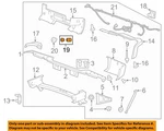 Gm Oem 89-14 Prizm Rear Bumper Components-housing 25844782. Fixed Price $21.91.