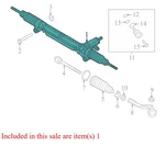 2010 Audi A4 Steering Gear / Rack And Pinion Assembly Used Oem 8T1422066A. Fixed Price $689.00.
