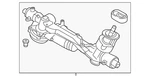 Genuine Volkswagen Steering Gear 5QM-423-056-B. Fixed Price $3707.48.