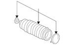 Genuine Gm Rack And Pinion Bellows Kit 21011025. Fixed Price $90.83.