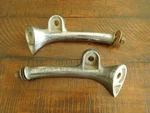 1934 Chevy Master Headlight Stands Mounts Original Gm Pair Chevrolet Brackets. Fixed Price $275.00.