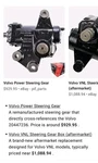 Trw THP60004R Remanufactured Steering Gear For Mack / Volvo Vn. Fixed Price $400.00.
