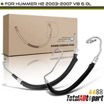 2X Power Steering Pressure Line Hose Assembly For Hummer H2 2003-2007 V8 6.0L. Fixed Price $64.48.