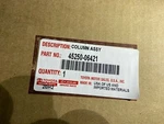 New Toyota Genuine Oem 45250-06421 Column Assembly, Steering 4525006421. Fixed Price $499.99.