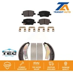 Front Rear Ceramic Brake Pads And Drum Shoes Kit For 2018-2020 Chevrolet Sonic. Fixed Price $69.98.