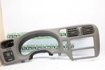 98-05 Chevy S10 Blazer S-10 Pickup Dash Radio Bezel Gray Oem 1.5 Din 3.25". Fixed Price $134.99.