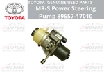 Toyota Mr-s MR2 Power Steering Pump Ps Spyder 00-05 Mrs ZZW30 89657-17010. Fixed Price $326.03.