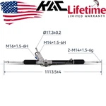 For 2008-2014 Subaru Wrx Sti 2.5L New Power Steering Rack And Pinion 26-2326. Fixed Price $185.99.