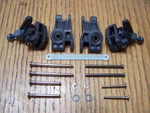 Fit Traxxas 2WD Rustler BL-2S Ehd Front Steering Knuckle Block Rear Carriers Hub. Fixed Price $21.99.
