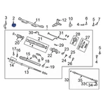 For Honda Civic 2002-2005 53685SL0A00 Right Rack & Pinion Mount Bushing. Fixed Price $17.72.